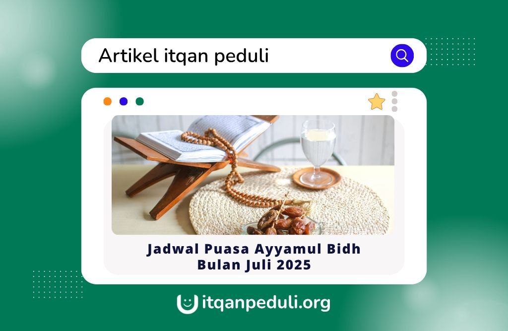 Jadwal Puasa Ayyamul Bidh Bulan Juli