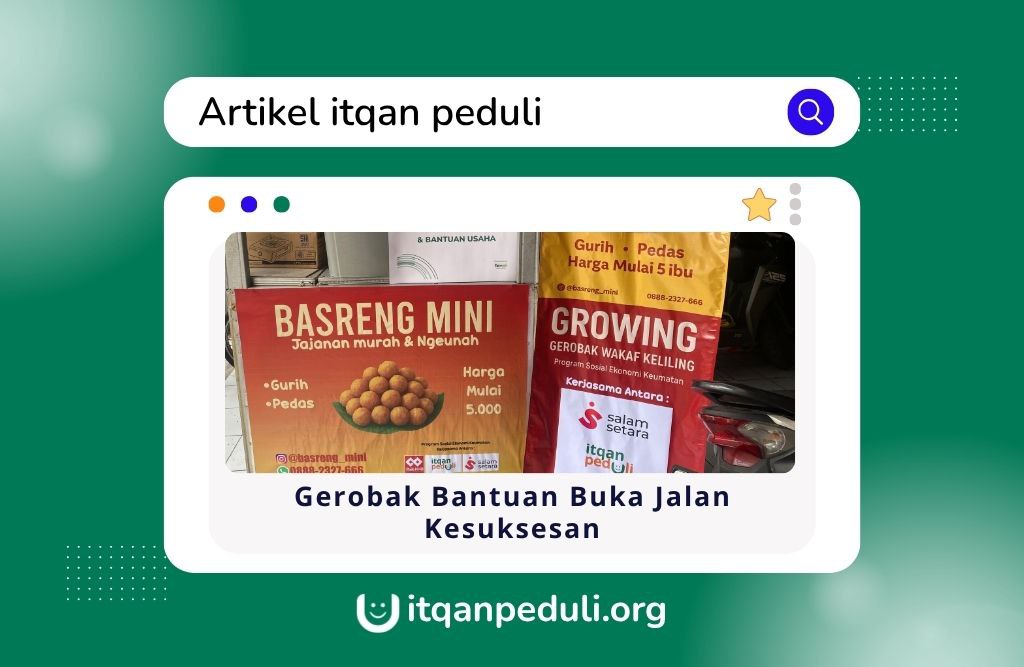 Gerobak Bantuan Buka Jalan Kesuksesan