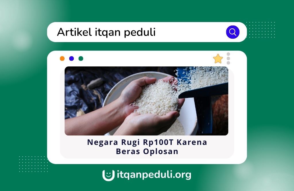 Negara Rugi Rp100T Karena Beras Oplosan